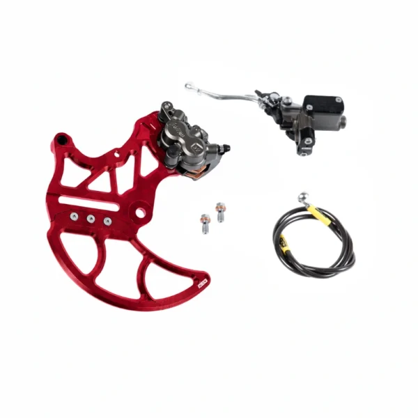 79Bike Falcon Rear Dual-Caliper Brake Kit V1 – Kit (No Rotor) – Red