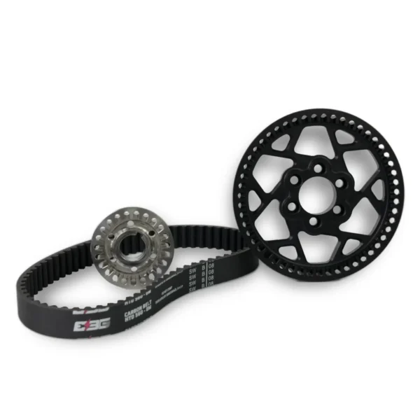 Alternative view of Surron Light Bee Primary Drive Front & Rear Pulley Kit