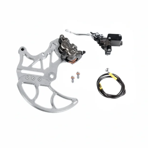 Arctic Leopard / Vetra Blazer Rear Dual-Caliper Brake Kit V1 – Kit (No Rotor) – Raw Silver