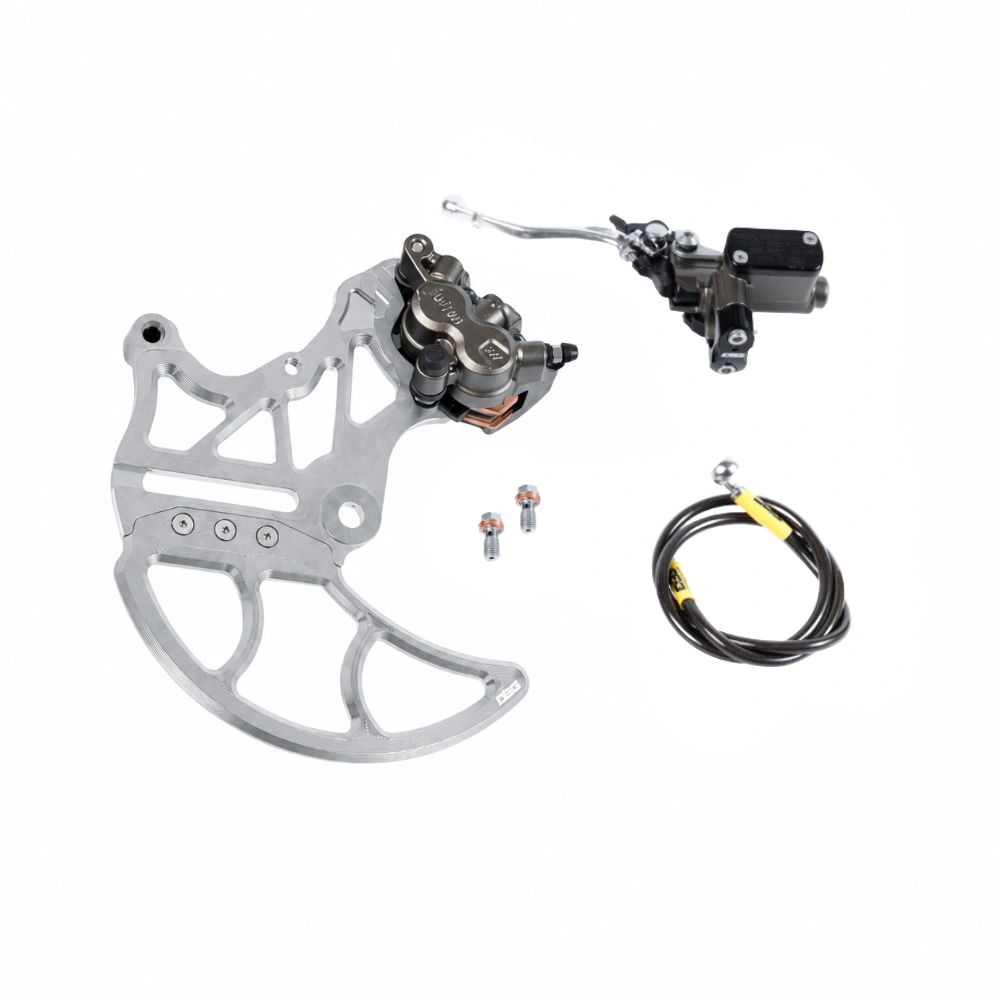 Arctic Leopard / Vetra Blazer Rear Dual-Caliper Brake Kit V1 – Ultra Bee Calipers | EBG – Raw Silver