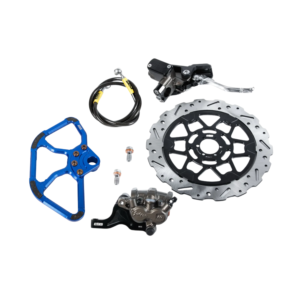 E Ride Pro Front Brake Kit V2 - Ultra Bee Caliper | EBG – Blue