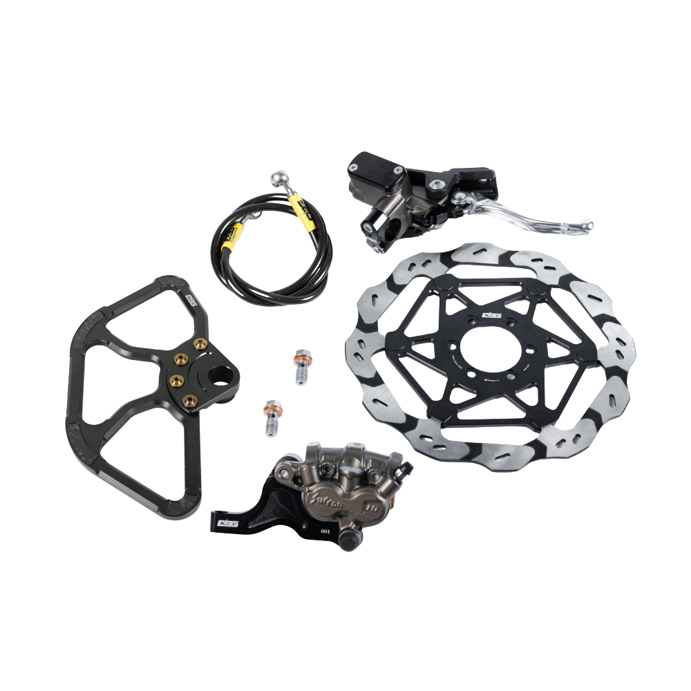 E Ride Pro Front Brake Kit V2 - Ultra Bee Caliper | EBG – Black