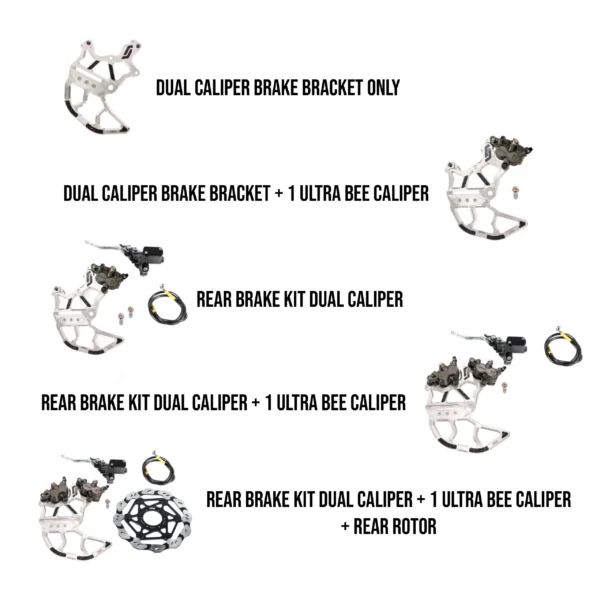 Segway X260 Rear Dual-Caliper Brake Kit V2 – Ultra Bee Calipers | EBG