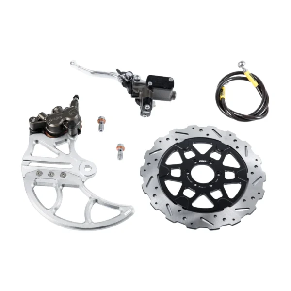 SRPNT X3 Rear Brake Kit V1 – Rotor V2.1 – Raw Silver