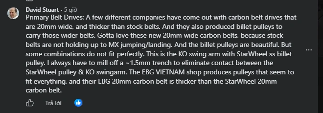 Ebike Garage belt & pulley review by David Stuart (Sur-Ron & Talaria Modders - Uncensored)